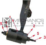 Honda Chassis (K10 / CR-V)
Lower Control Arm Bush
Remover / Installer