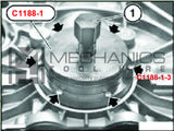 BMW N52 Crankshaft Rear Oil Seal Extractor / Installer Specialty Tools